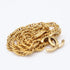 CC Logo Chain Pendant Necklace Metal