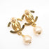 CC Logo Clip-On Earrings Metal Gold-Tone Metal