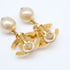 CC Logo Clip-On Earrings Metal Gold-Tone Metal