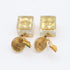 CC Logo Clip-On Earrings Metal