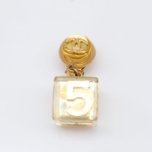 CC Logo Clip-On Earrings Metal