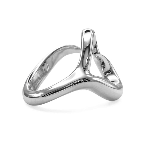 Open Heart Ring Sterling Silver
