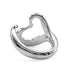 Open Heart Ring Sterling Silver