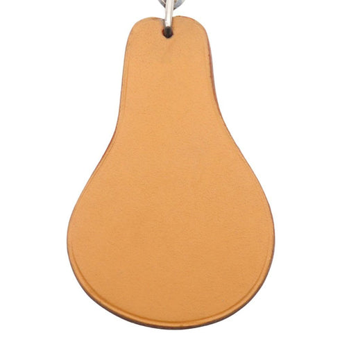 Charm Leather Brown Handbag Charm