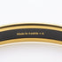 Bracelet Enamel and Metal Cloisonné Ribbon Black Blue Gold