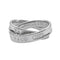 Interlocking Double Ring Sterling Silver