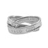 Interlocking Double Ring Sterling Silver