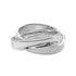 Interlocking Double Ring Sterling Silver