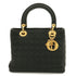 Vintage Lady Dior Bag Cannage Quilt Nylon Medium