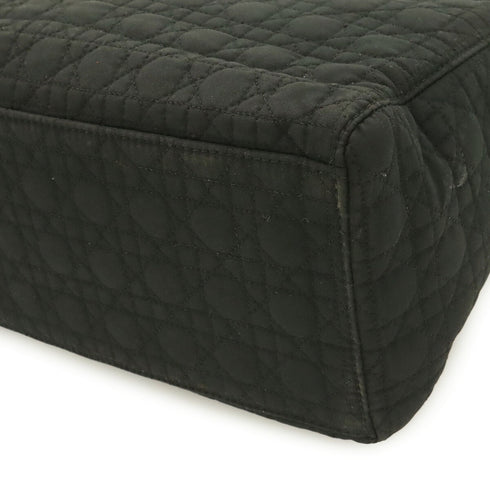 Vintage Lady Dior Bag Cannage Quilt Nylon Medium