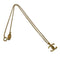 CC Logo Chain Pendant Necklace Metal