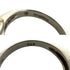 Vintage Band Ring Sterling Silver and 18K Yellow Gold