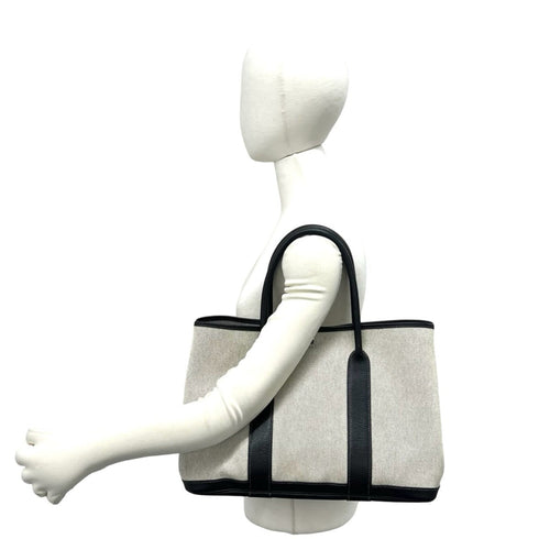 Garden Party Tote Toile and Leather 36
