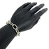 Vintage Oval Link Twist Bracelet Sterling Silver