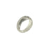 Vintage Curved Heart Ring Sterling Silver