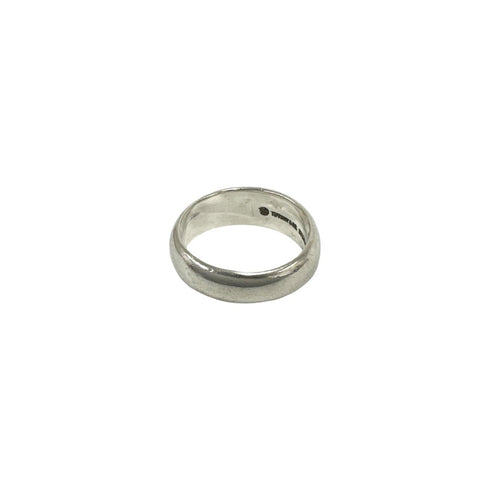 Vintage Curved Heart Ring Sterling Silver