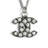 CC Logo Pendant Necklace Sterling Silver