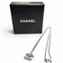 CC Logo Pendant Necklace Sterling Silver