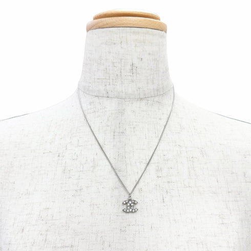 CC Logo Pendant Necklace Sterling Silver