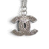 CC Logo Pendant Necklace Sterling Silver