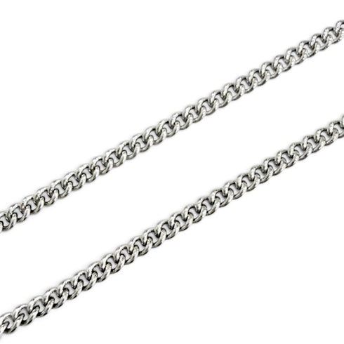 CC Logo Pendant Necklace Sterling Silver