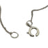 Vintage Leaf Motif Pendant Necklace Sterling Silver and 18K Yellow Gold