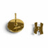 Earrings Gold-Tone Metal