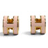 Pop H Earrings Gold-Tone Metal Gold-Tone Metal