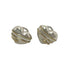 Vintage Earrings Sterling Silver and 18K Yellow Gold