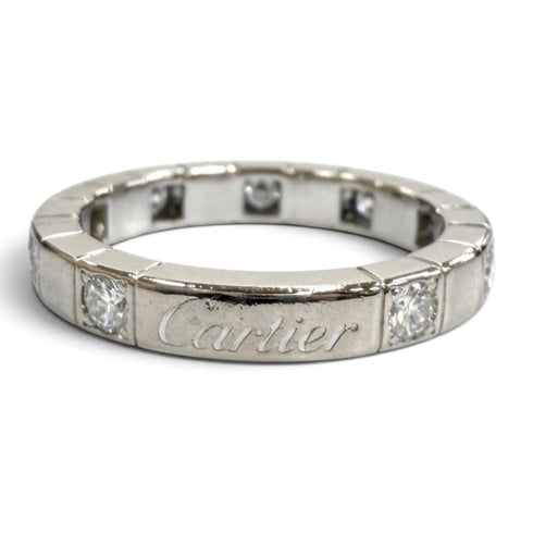 Lanieres Ring 18K White Gold with Diamond