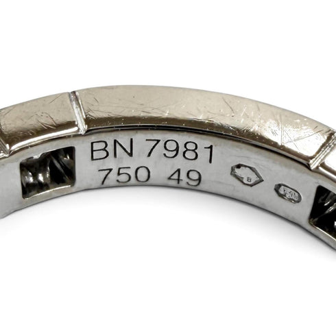 Lanieres Ring 18K White Gold with Diamond
