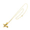 Butterfly Pendant Necklace 18K Yellow Gold with Diamond