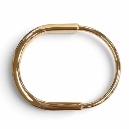 Lock Bangle 18K Rose Gold Large Bracelet
