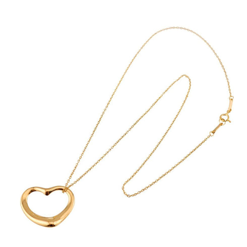 Open Heart Watch 18K Yellow Gold 22mm
