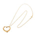 Open Heart Watch 18K Yellow Gold 22mm