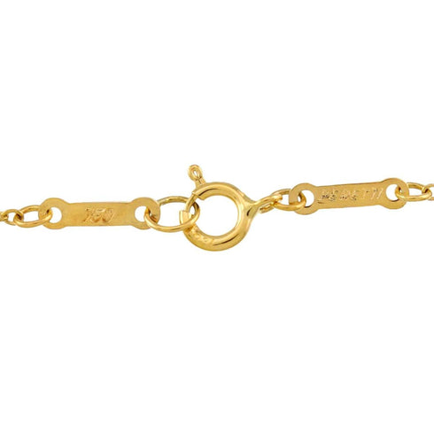Open Heart Watch 18K Yellow Gold 22mm