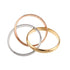 Vendome Louis Cartier Band Ring 18K Tricolor Gold