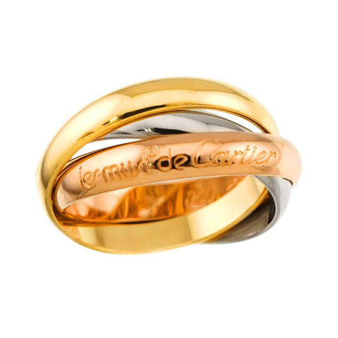 Trinity Watch 18K Rose Gold and 18K White Gold and 18K Yellow Gold US 6.5