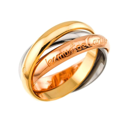 Trinity Watch 18K Rose Gold and 18K White Gold and 18K Yellow Gold US 6.5