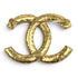 CC Logo Brooch Gold-Tone Metal
