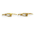 CC Logo Cross Clip-On Earrings Gold-Tone Metal Gold-Tone Metal