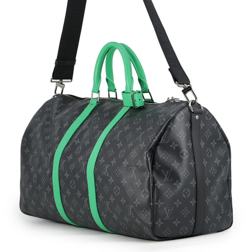 Keepall Bandouliere Bag Limited Edition Light Up Monogram Jacquard 50