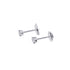 Earrings Stud Platinum