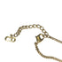 Circle Pendant Necklace With Rhinestone