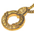 Circle Pendant Necklace With Rhinestone