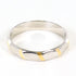 Band Ring Platinum and 18K Yellow Gold