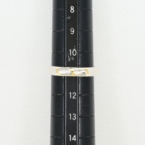 Band Ring Platinum and 18K Yellow Gold