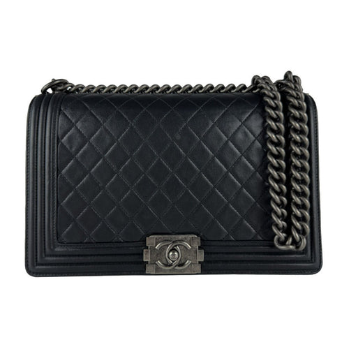 Boy Flap Bag Quilted Calfskin New Medium