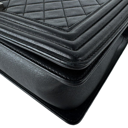 Boy Flap Bag Quilted Calfskin New Medium