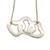Triple Heart Pendant Necklace Sterling Silver